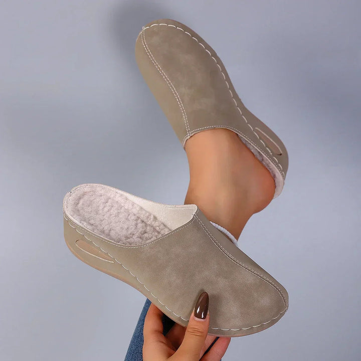 Rosie Orthopaedic Slippers - Brown
